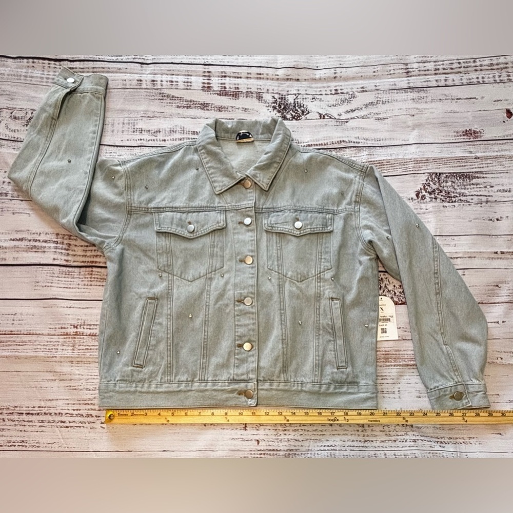 Women’s Arula Denim Jacket with Rhinestones